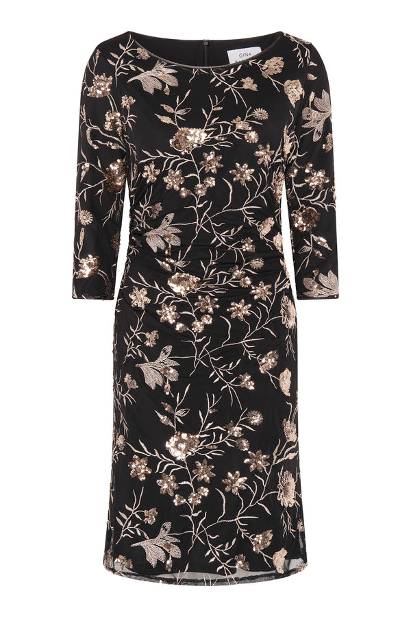 Sue Sequin Embroidered Dress