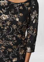 Sue Sequin Embroidered Dress