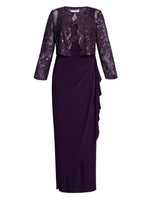 Susanne Maxi Dress With Lace Jacket
