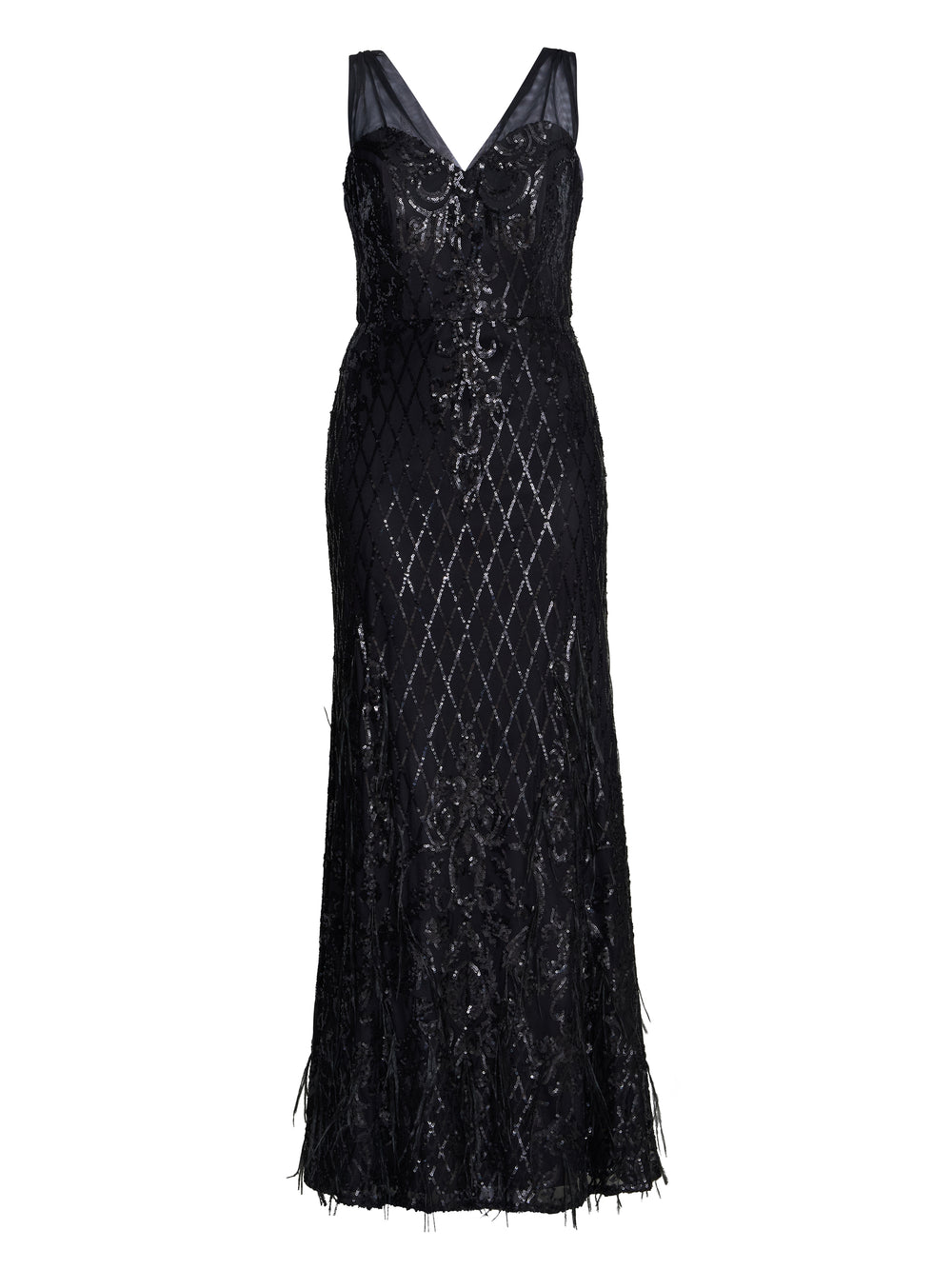 Tamsin Sleeveless Sequin Maxi Dress
