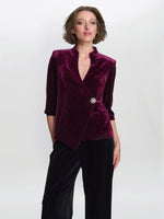 Tayla Velvet Wrap Blouse