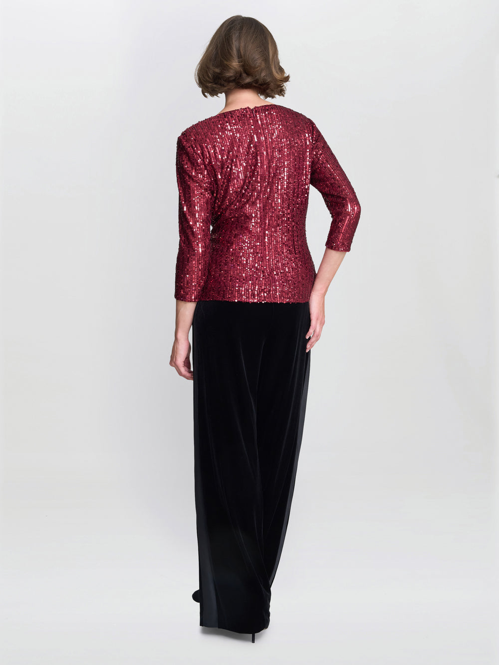 Tessie Sequin Wrap Blouse