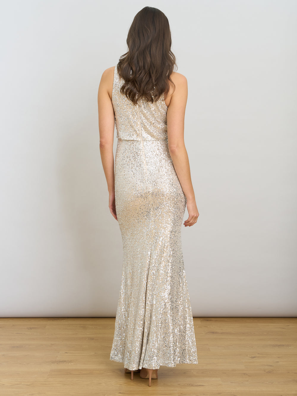 gina bacconi sequin dress Courtney Maxi Sequin Dress Gina Bacconi