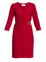 Tilda Jersey Dress With Embellished Buckle