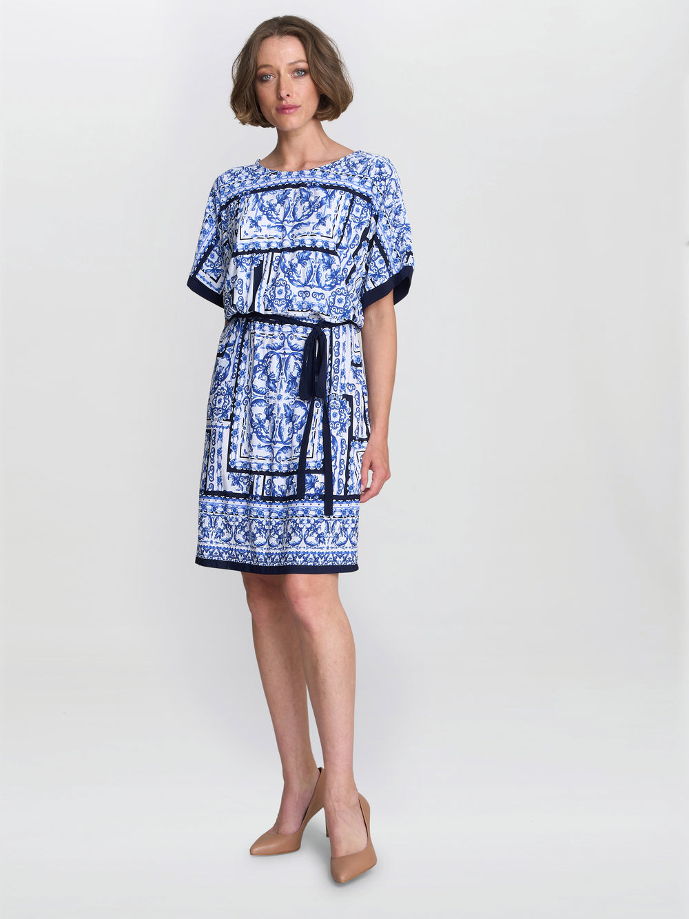 Tisha Belted Shift Dress