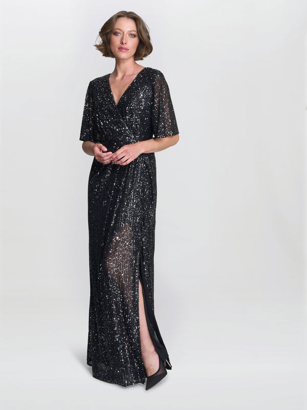 Trina Sequin Maxi Dress