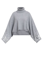 Vanna Sequin Cuff Jumper