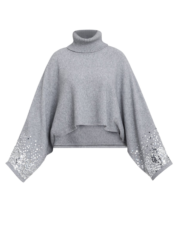 Vanna Sequin Cuff Jumper