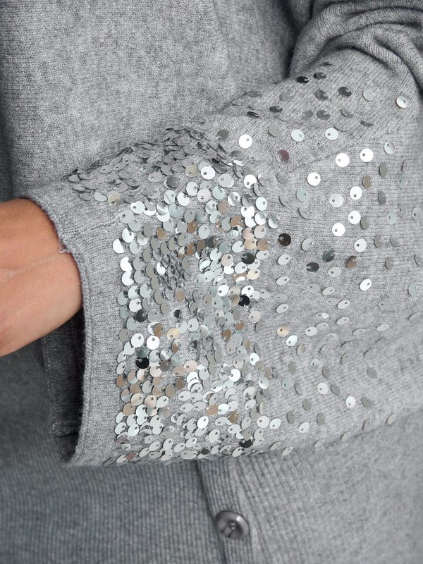 Vanna Sequin Cuff Jumper