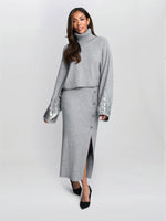 Vanna Sequin Cuff Jumper