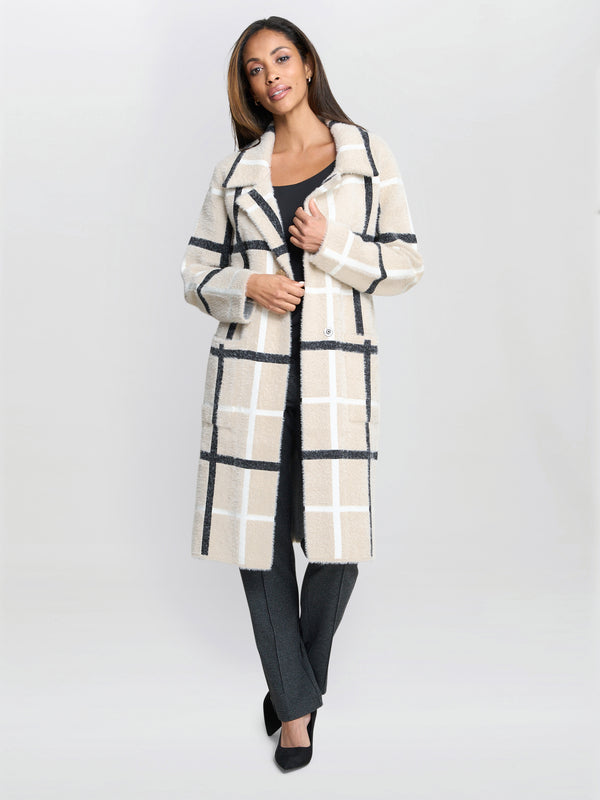 Winslet Checked Coat