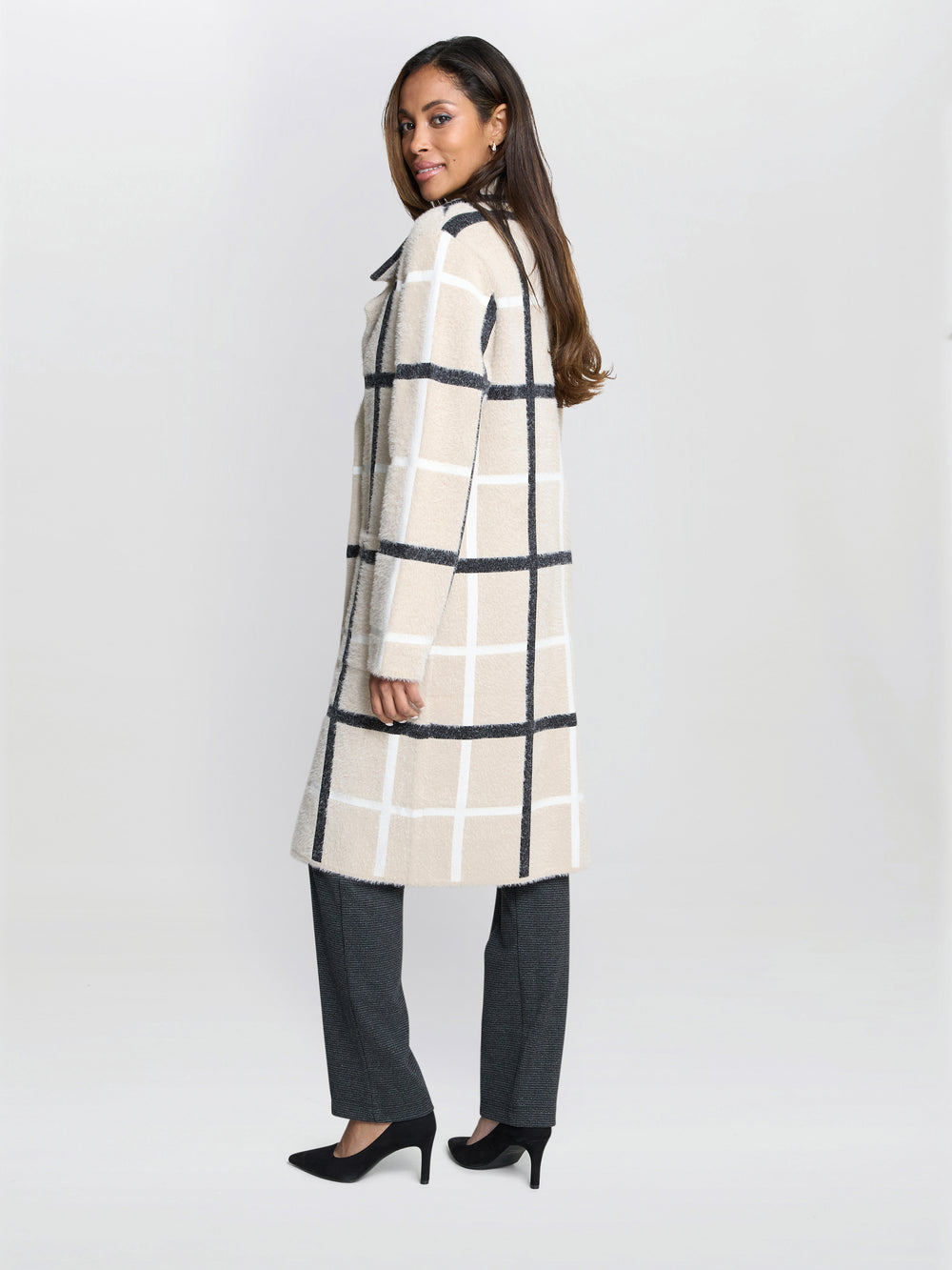 Winslet Checked Coat