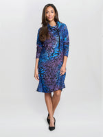 Aileen Abstract Print Dress