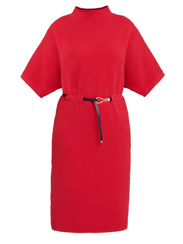 Alaura Belted Knit Midi Dress