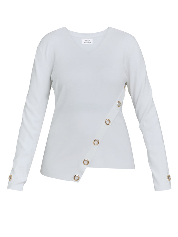 Anabella Button Detail Sweater