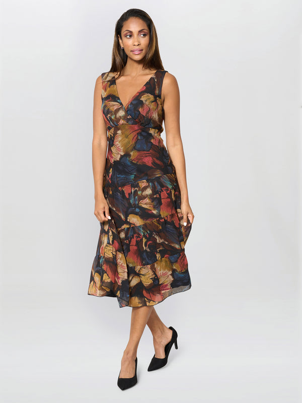 Wenda Floral Midi Dress