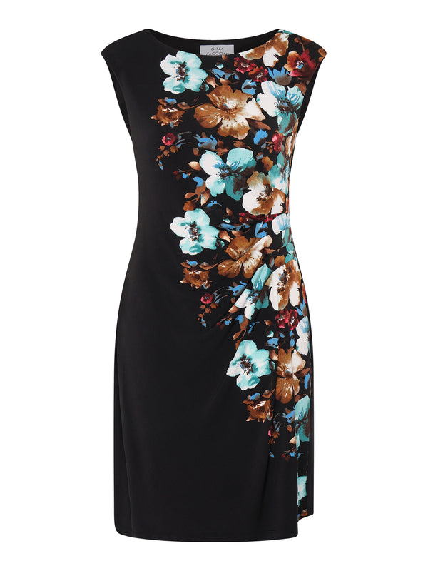 Wilhelmina Floral Print Dress