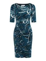 Yvonne Printed Jersey Dress