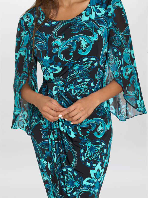 Zelda Draped Jersey Dress