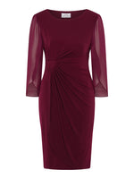 Ryder Jersey And Chiffon Wrap Dress