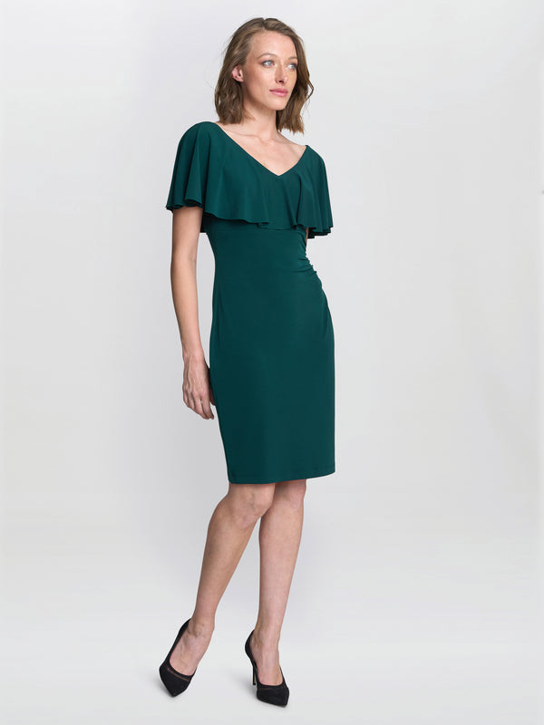 Allie Flutter Sleeve Cocktail Dress