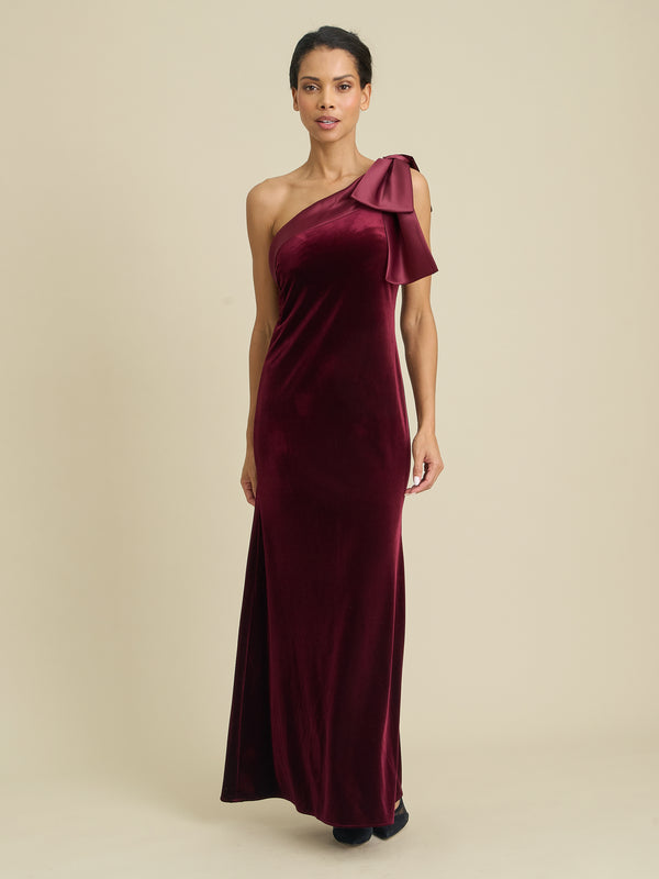 Angela One Shoulder Maxi Dress