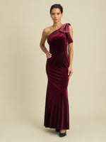 Angela One Shoulder Maxi Dress