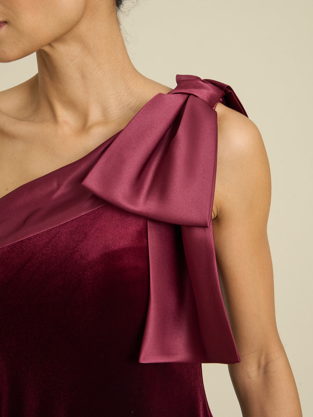 Angela One Shoulder Maxi Dress