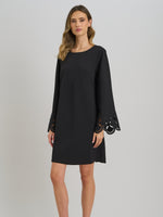 Anisa Lace-Cuff Shift Dress
