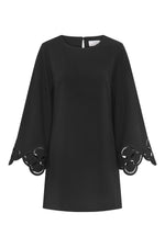 Anisa Lace-Cuff Shift Dress