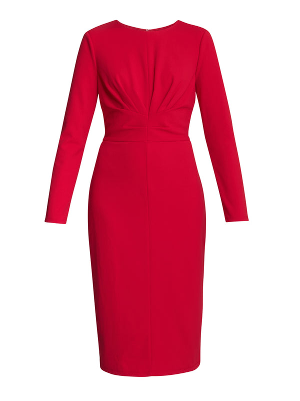 Belle Long Sleeve Midi Dress
