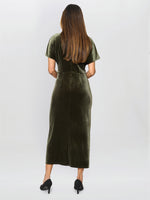 Bev Velvet Midi Dress