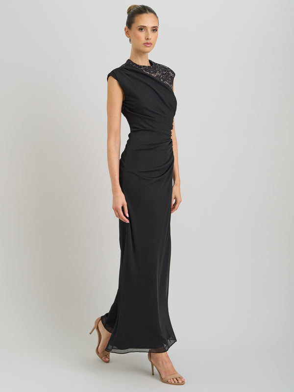 Carter Lace Detail Maxi Dress