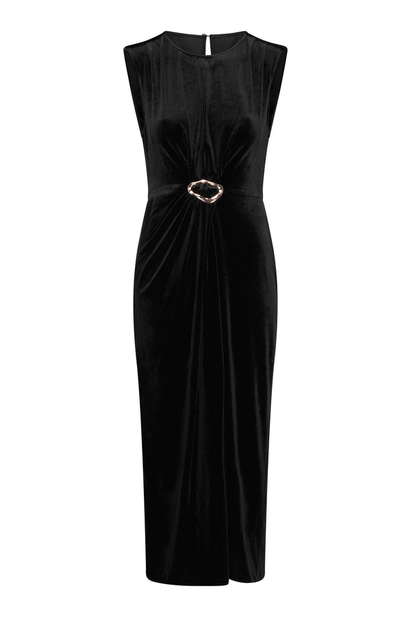 Claudine Velvet Midi Dress