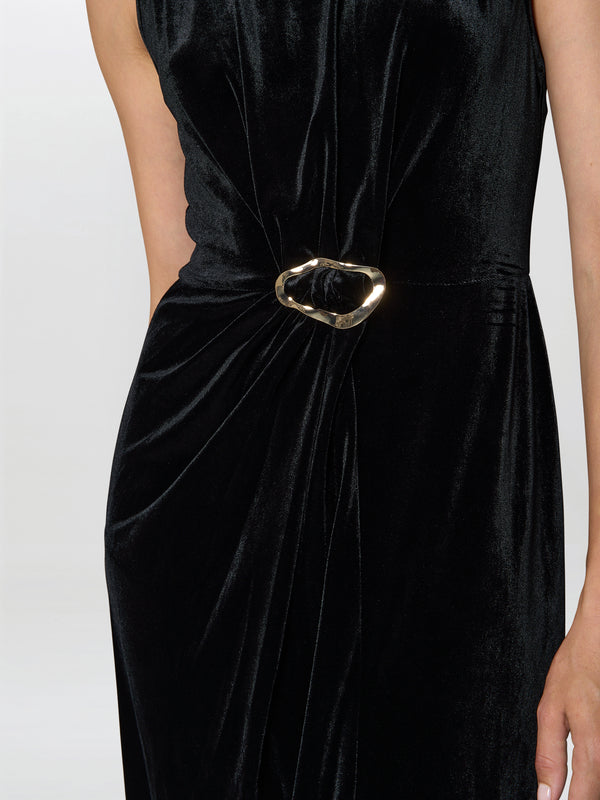 Claudine Velvet Midi Dress