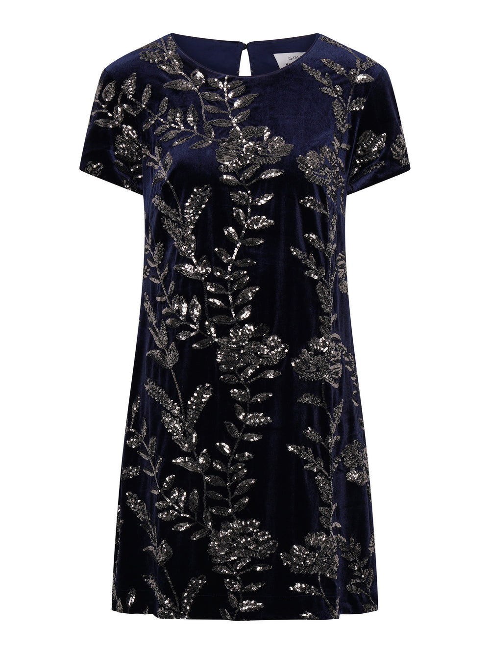Cleopatra Embroidered Velvet Dress