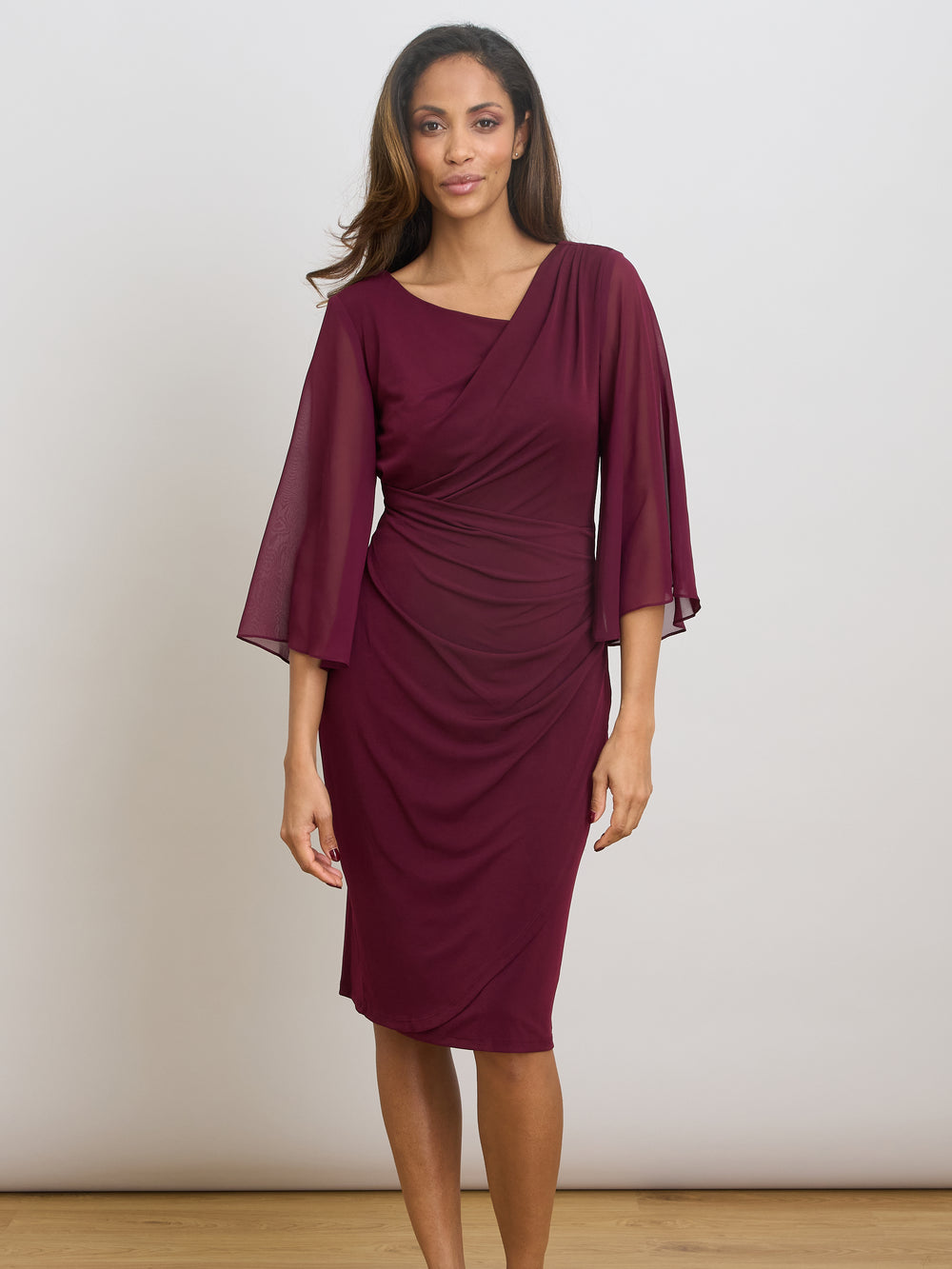 Jo Draped Jersey Dress
