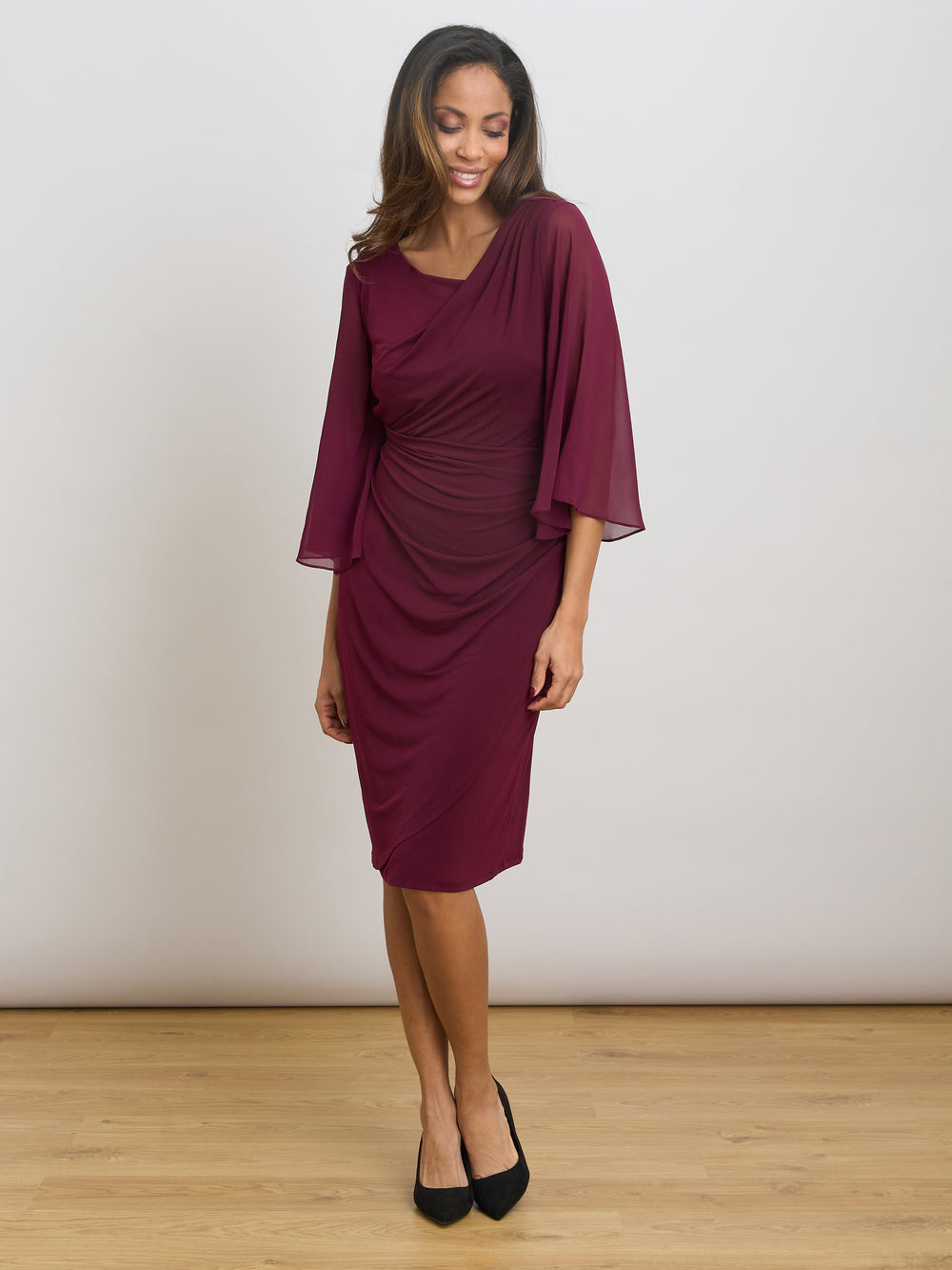 Jo Draped Jersey Dress