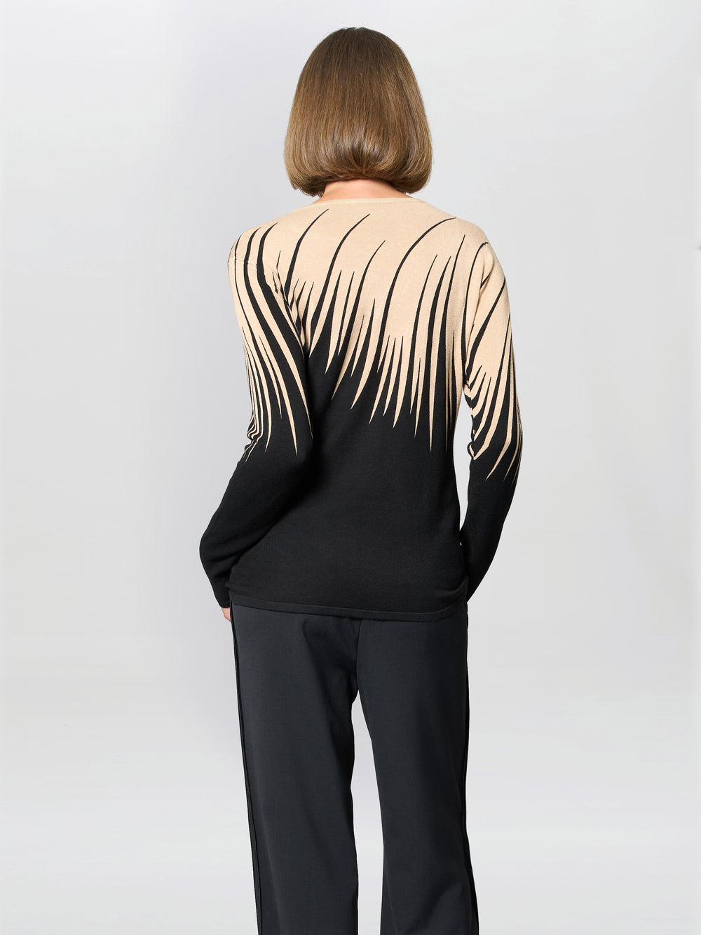 Neena Abstract Print Jumper