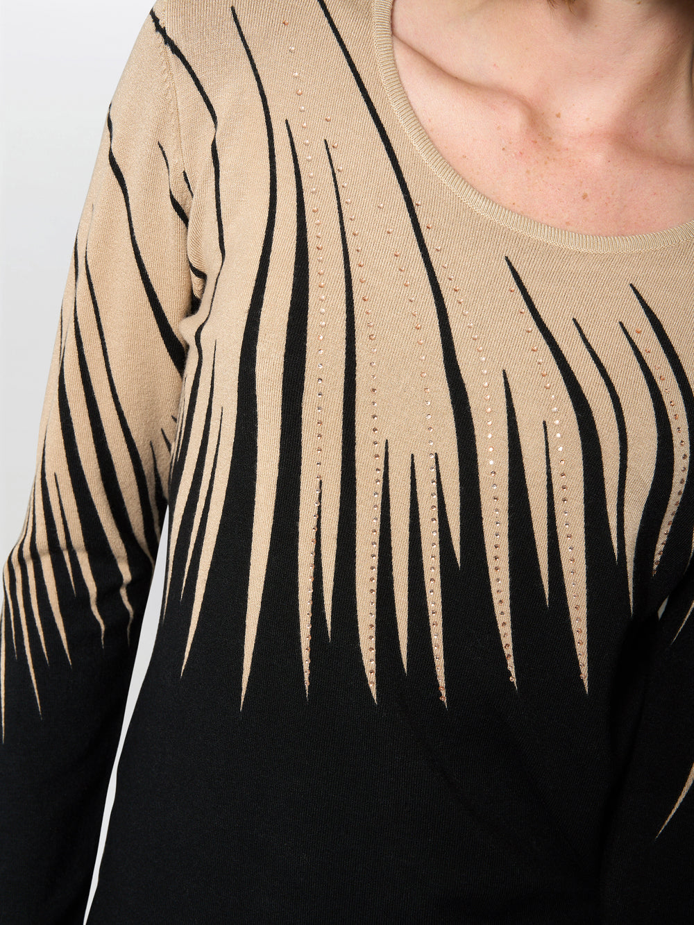 Neena Abstract Print Jumper