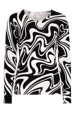 Nelia Abstract Print Jumper