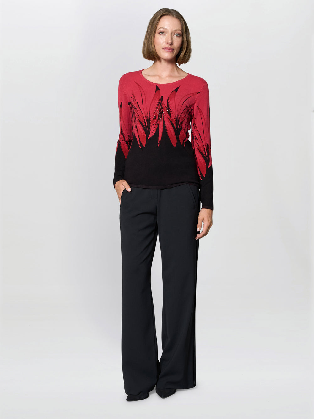 Nellie Floral Diamante Jumper