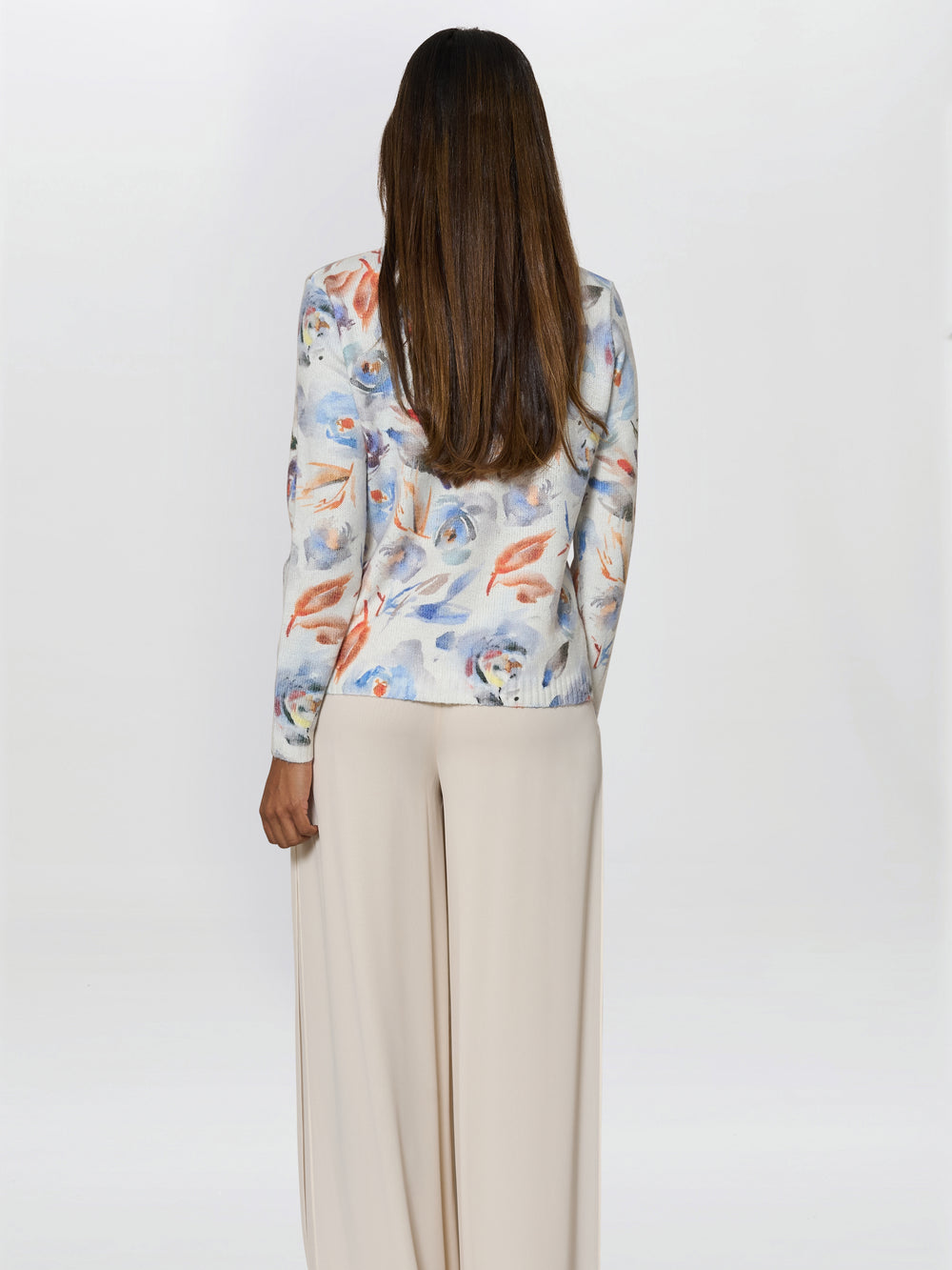 Lina Floral Knitted Jumper