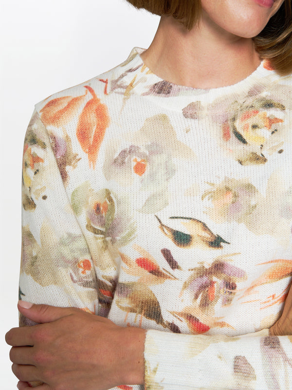 Lina Floral Knitted Jumper