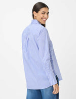 Brax Viki Sparkle pinstripe shirt