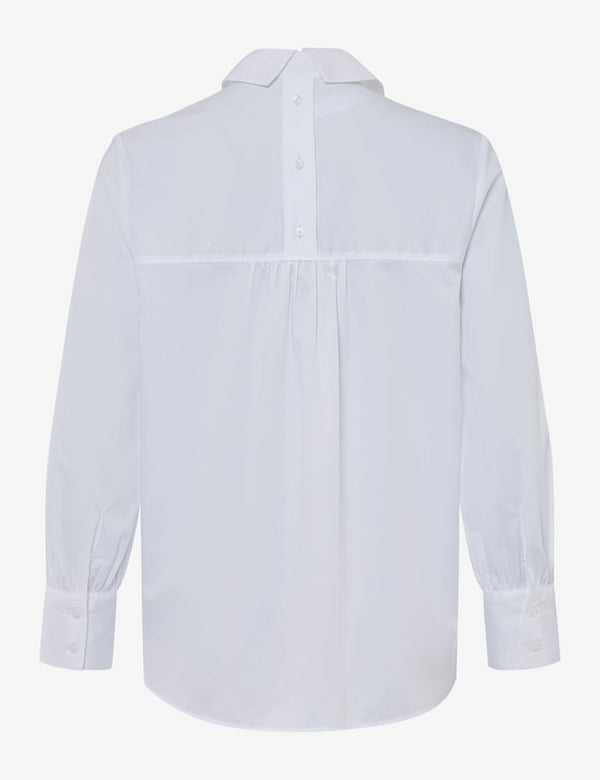Brax Viki Plain white shirt with back detail