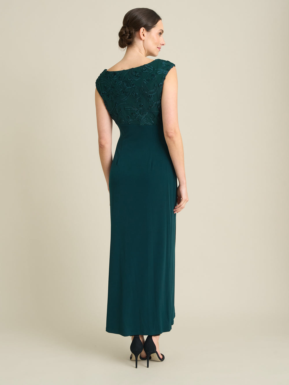 Jacy Embroidered Bodice Maxi Dress