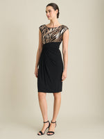 Jaden Animal Print Ruched Dress