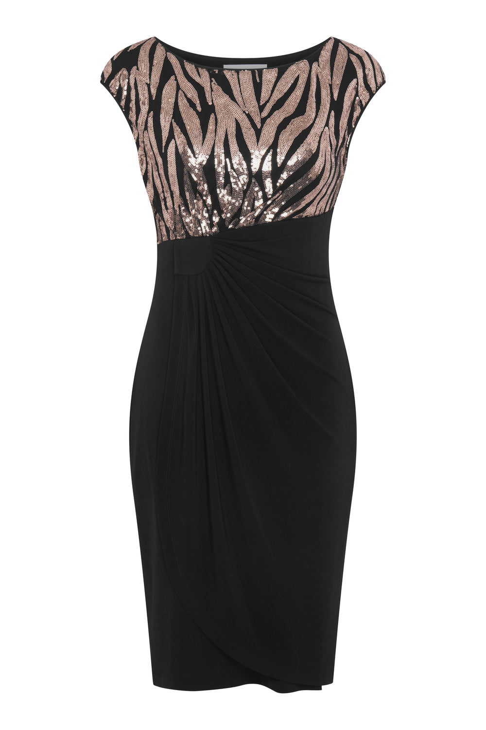 Jaden Animal Print Ruched Dress