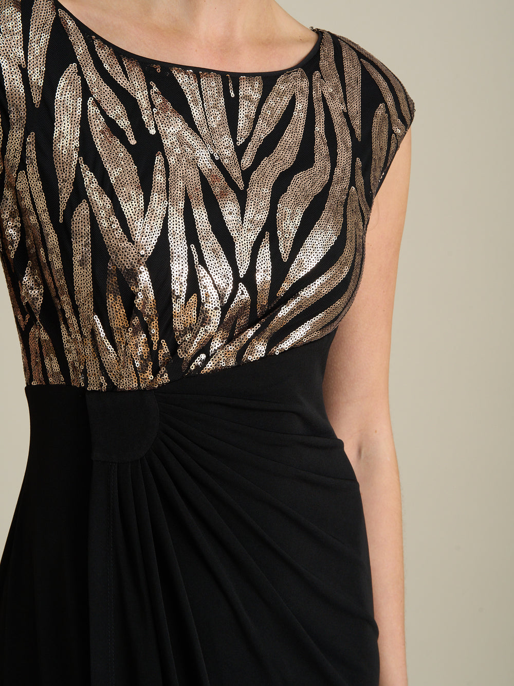 Jaden Animal Print Ruched Dress